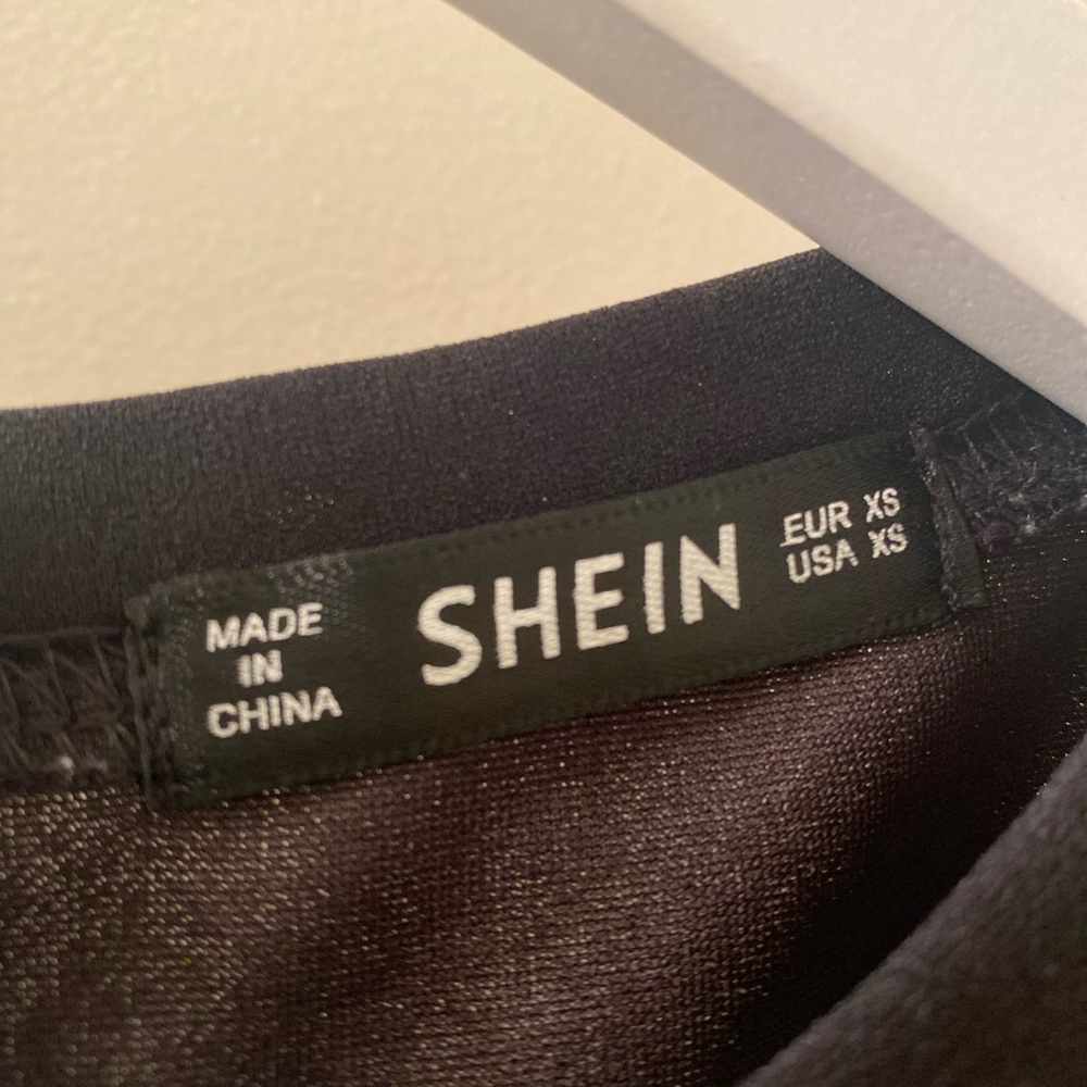 SheIn Black Ruffle Mini Dress - Picture 7 of 8